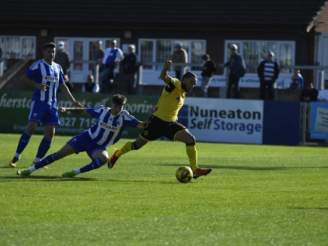 Lorrell Smith is brought down in the penalty area to earn Diamonds a spot-kick