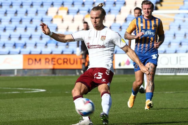 Cobblers have looked a better, more balanced side with him in it so far this season.  Great work to tee up Marshall for the first goal and was excellent defensively... 8