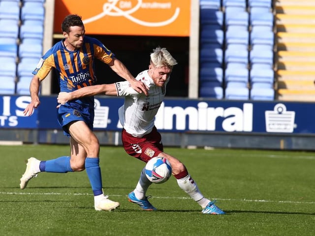 Loose and sloppy on the ball in a poor first-half but improved markedly after the break when he helped Cobblers get a foothold in midfield and stop Shrews from maintaining their stranglehold on possession... 7
