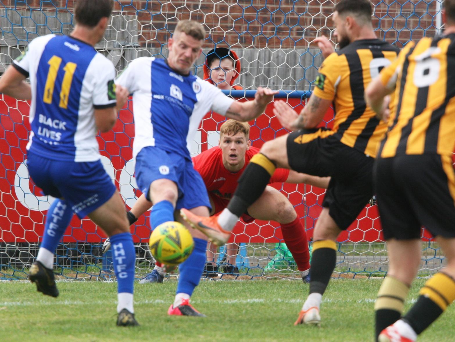 Action from Haywards Heath Town v East Grinstead Town