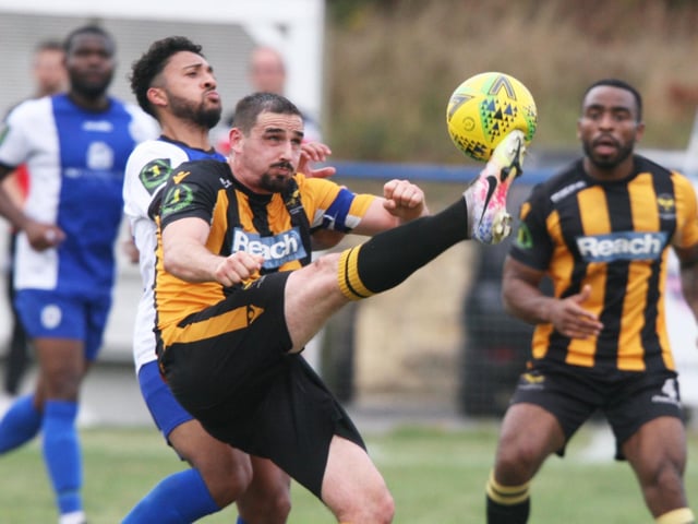 Action from Haywards Heath Town v East Grinstead Town