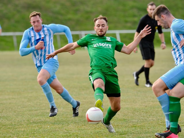 Action and goal celebrations from Worthing United's 5-4 win over Greenways / Picture: Stephen Goodger