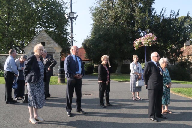 Members of Rushden Town Council were among those who attended