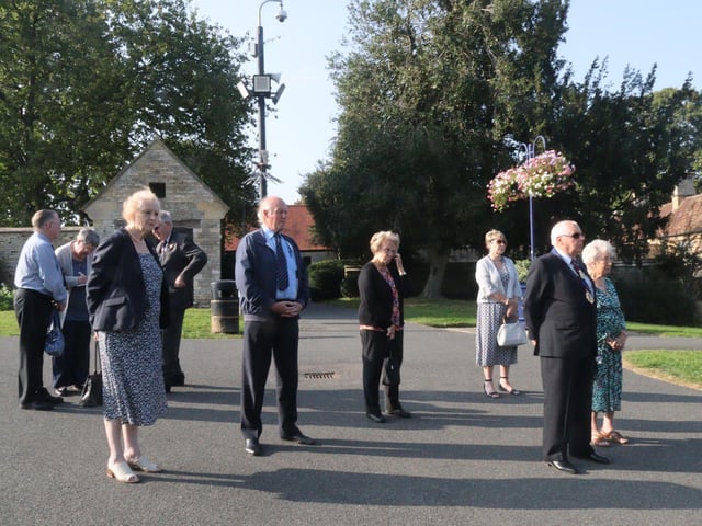 Members of Rushden Town Council were among those who attended