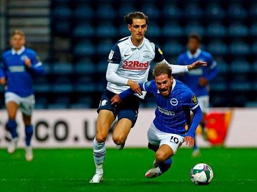 Arriving late in the box and finishing well is a nice habit to get into. Did it against Pompey and he did it against at Preston as he added Albion's second. Unselfishly tried to pass to Gyokeres on 44 minutes when he was well placed to shoot. Decent display and good workrate.