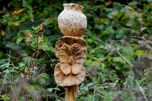 Old or unwanted trees have been turned into beautiful sculptures. Picture: Steve Robards SR2009233