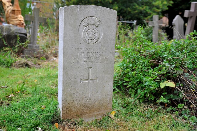 One of the graves cared for by the Commonwealth War Graves Commission. Picture: Steve Robards SR2009233