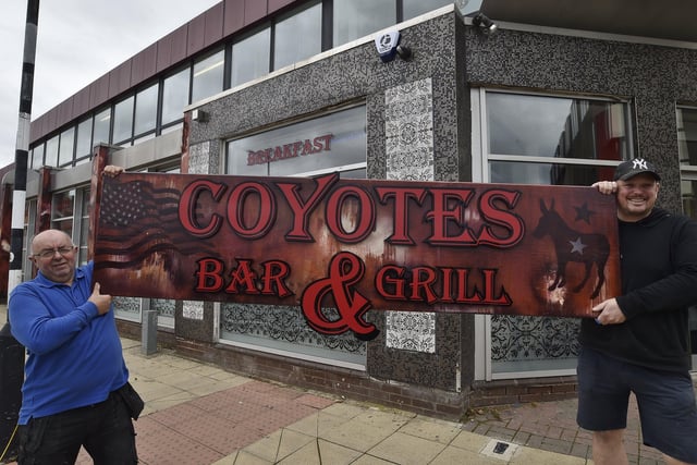 Coyotes Bar and Grill at New Road, Peterborough. Owners John Walker and Neil Owen EMN-200925-140430009