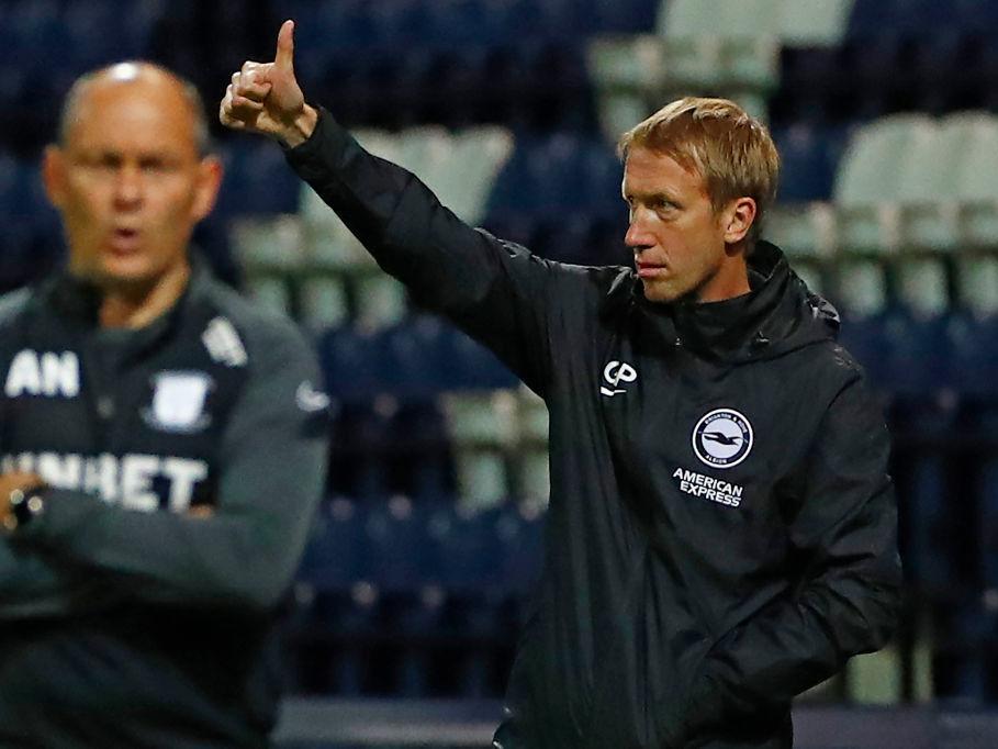 Brighton and Hove Albion head coach Graham Potter