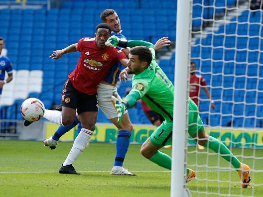 The Aussie stopper conceded three but did little wrong for either. Rashford's effort was deflected and he could do nothing with Dunk's unfortunate own goal. Fernandes last gasp penalty was emphatic