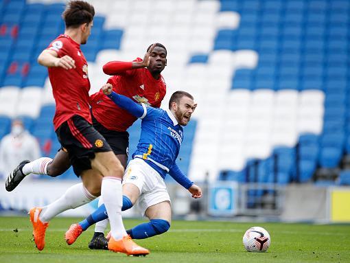 Was a pest all afternoon for the United defence. Thought he'd won his team a penalty when he collided with Paul Pogba in the second half but the decision was overturned by VAR
