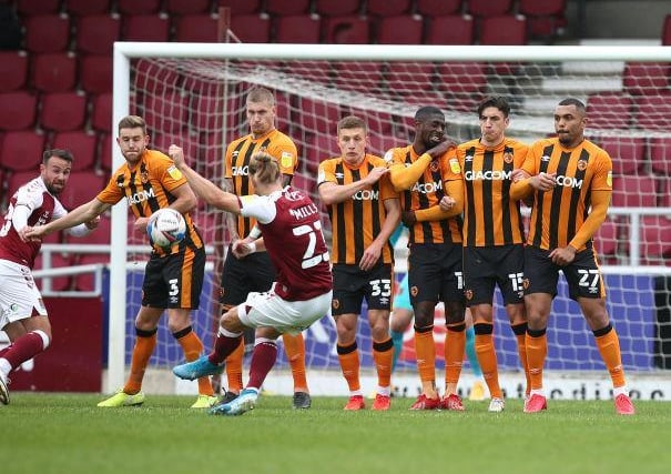 His free-kick was well-struck but straight at Ingram, Town's only shot on target during the 95 minutes. Caught the wrong side of Honeyman when Hull's skipper scored the crucial second goal... 5.5