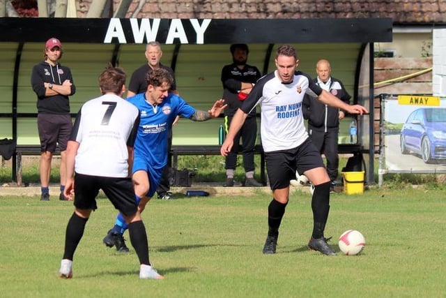Action from Pagham's 2-1 win over Crawley Down Gatwick / Picture: Roger Smith