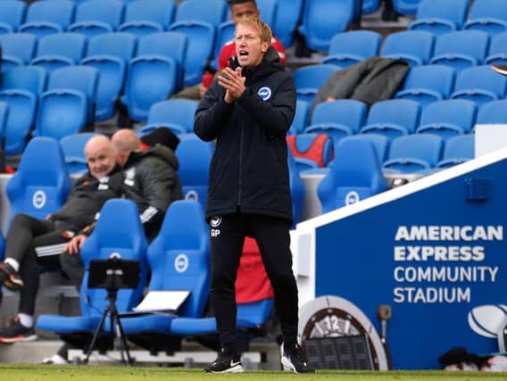 Brighton and Hove Albion head coach Graham Potter