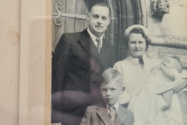 Pictures from the 1950s found in a loft in  Hemingford Crescent, Stanground, Peterborough.