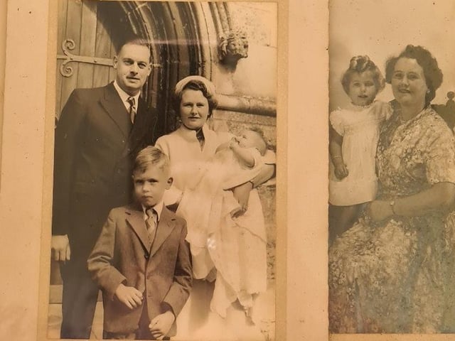 Pictures from the 1950s found in a loft in  Hemingford Crescent, Stanground, Peterborough.