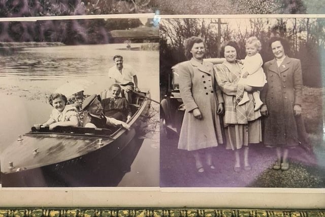 Pictures from the 1950s found in a loft in  Hemingford Crescent, Stanground, Peterborough.