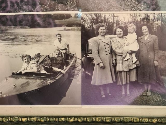 Pictures from the 1950s found in a loft in  Hemingford Crescent, Stanground, Peterborough.