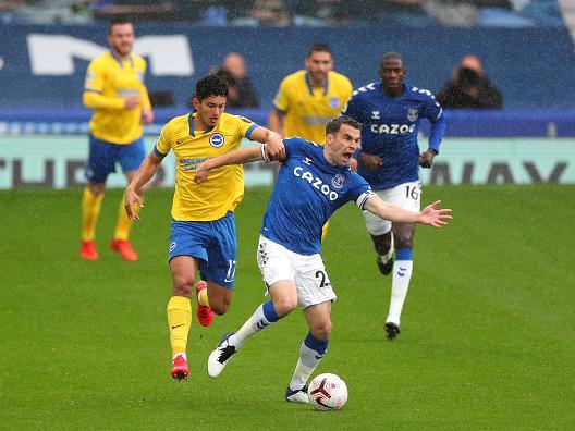 Booked early for a shove on Coleman and was on a tightrope the whole match. Has been impressive for Brighton this season but Everton's midfield were dominant on the day