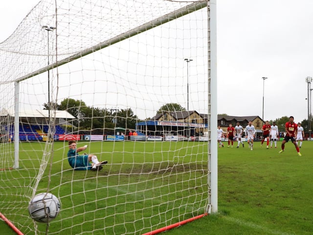 Decarrey Sheriff won and then converted a penalty to secure the victory for Kettering