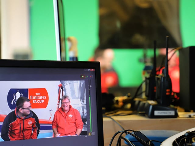 Kettering streamed their match live for their absent fans thanks to 'Poppies TV'
