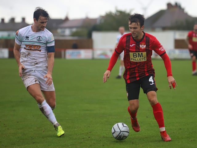 Ben Milnes gets on the ball
