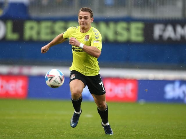 His 200th appearance ended in disappointment but through little fault of his own. Was at the heart of Town's bright start with a couple of bursts and an incredible goal-line clearance denied Rovers a late third... 6 CHRON STAR MAN