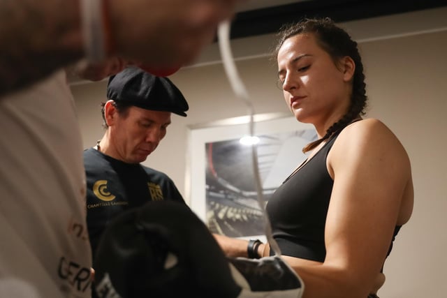 Chantelle Cameron gets ready for her big fight