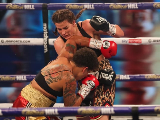 Chantelle Cameron was on top throughout the fight