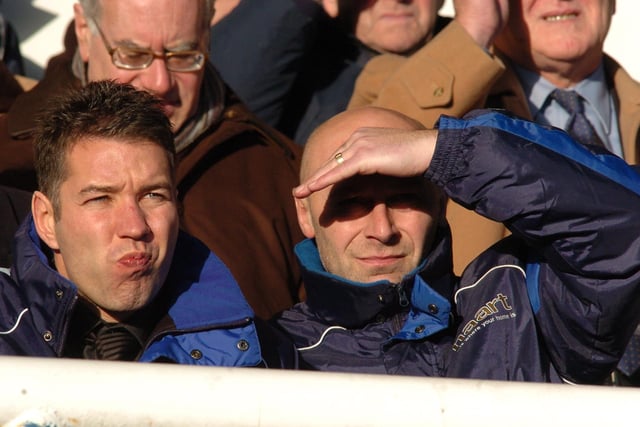 People were still talking about Kevin Russell's goal at Cobblers in 1990, almost 20 years later! Russell (right) is pictured with Darren Ferguson on 2007.