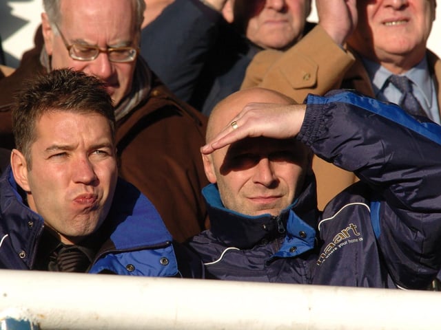 People were still talking about Kevin Russell's goal at Cobblers in 1990, almost 20 years later! Russell (right) is pictured with Darren Ferguson on 2007.
