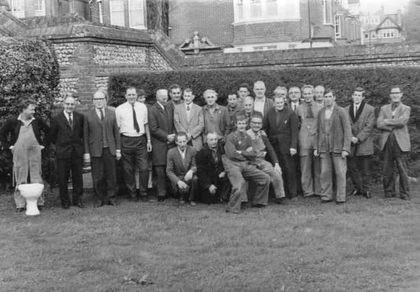 Hospital maintenance pictured at All Saints Hospital in 1971 after completion of the new extension which became Briggs ward SUS-200610-135824001