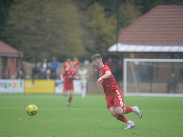 Action and celebrations as Worthing beat Bowers and Pitsea at Horsham / Picture: Marcus Hoare