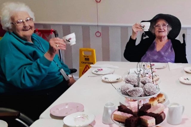 Afternoon tea for 60 residents and staff at Fulford in Littlehampton