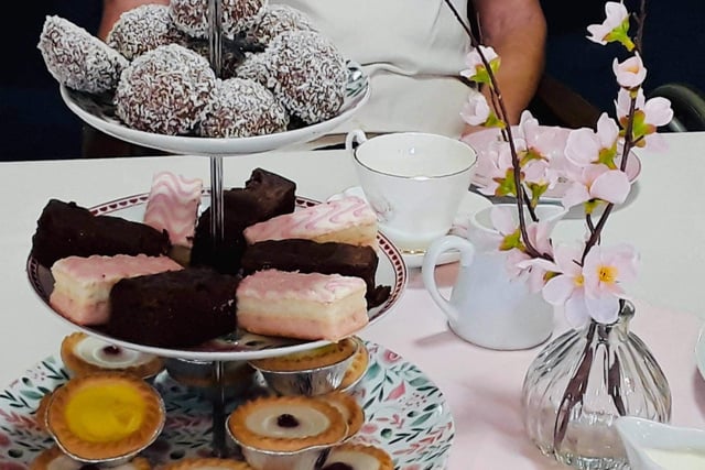 Afternoon tea for 60 residents and staff at Fulford in Littlehampton