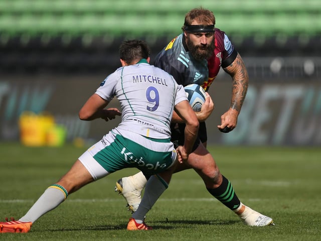 Rugby prop who has made 200 appearance sfor Harlequins and 66 caps for England