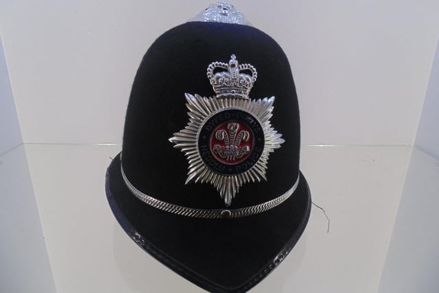 No Welsh policeman's helmet. Estimate £40-£60