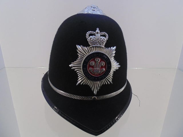No Welsh policeman's helmet. Estimate £40-£60