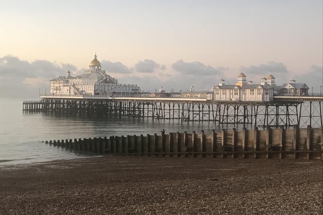 Anita Tucknott took this early morning shot of Eastbourne Pier with her iPhone. SUS-201014-094605001
