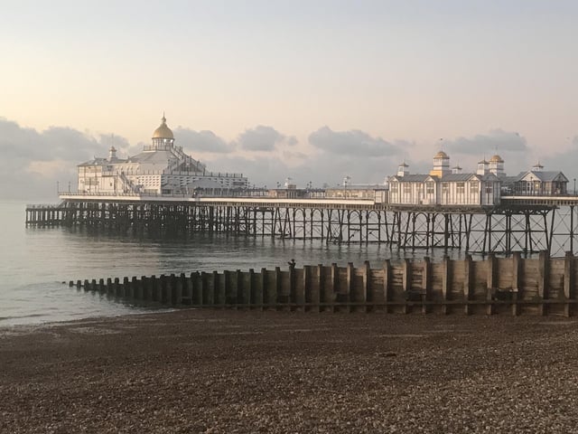 Anita Tucknott took this early morning shot of Eastbourne Pier with her iPhone. SUS-201014-094605001