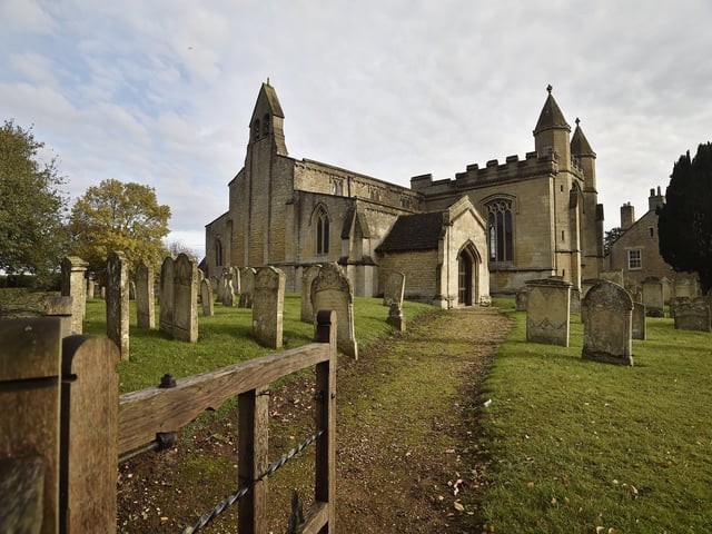 Exteriors of St Andrew's Church, Northborough. EMN-201014-123016009