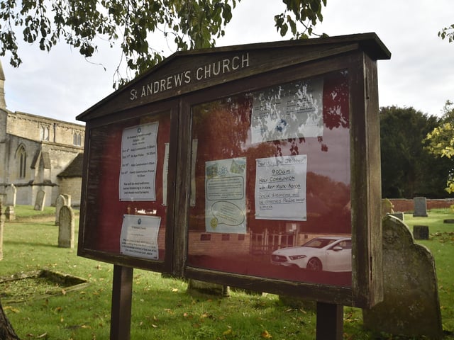 Exteriors of St Andrew's Church, Northborough. EMN-201014-122954009