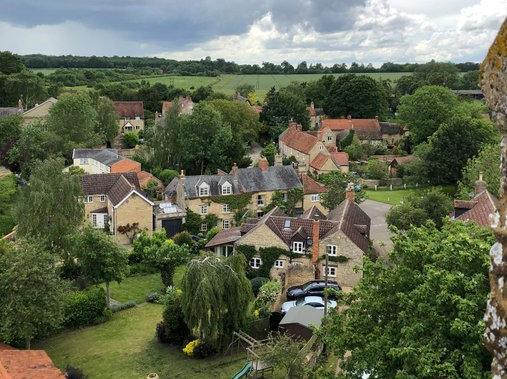 Yardley Hastings is village and civil parish located south-east of Northampton. This stunning photo was taken from the tower of St Andrew's Church.