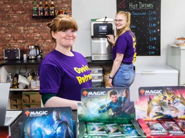 The team hard at work making sure they are ready for the grand opening. Photo: Kirsty Edmonds.