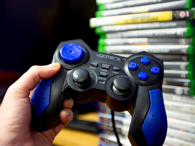 Video games are free to use. Photo: Kirsty Edmonds.