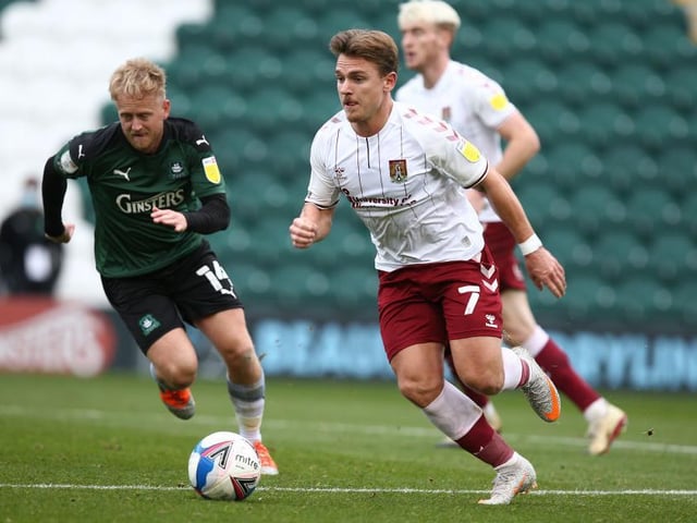 Those driving runs of his regularly dragged Cobblers up the pitch and into the attacking third. The final pass was not always there but great work to set up Korboa's equaliser... 7