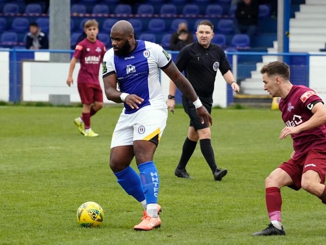 Action from Haywards Heath Town's defeat to Welwyn Garden City