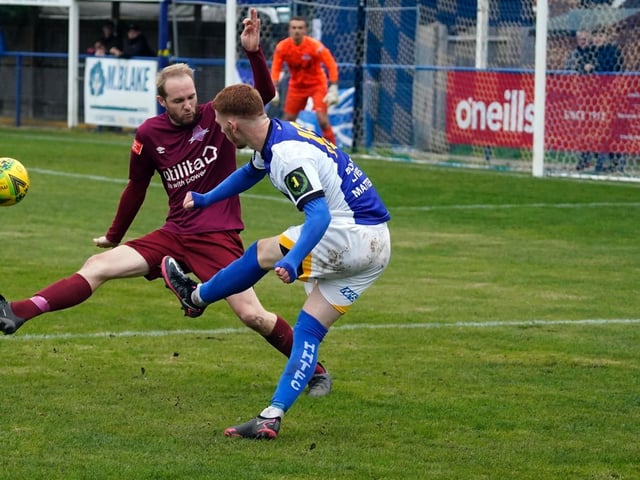 Action from Haywards Heath Town's defeat to Welwyn Garden City