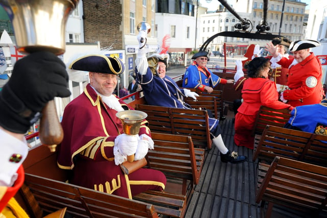 The 2010 National Town Criers Competition in Hastings. Picture: Justin Lycett BH43924