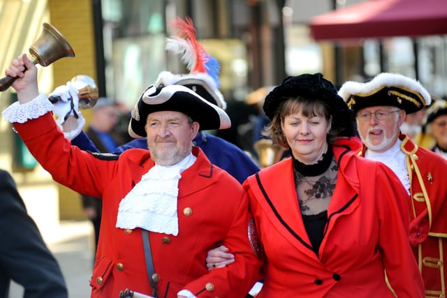 The 2010 National Town Criers Competition in Hastings. Picture: Justin Lycett BH43924